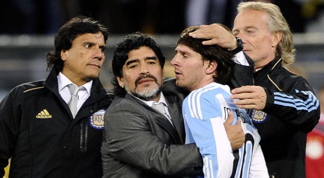 Diego Maradona sepultó a Lionel Messi con duras críticas