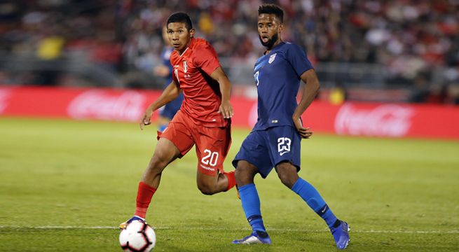 Perú igualó 1-1 con Estados Unidos en amistoso realizado en Connecticut