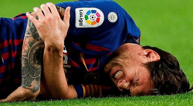 Lionel Messi sufrió fractura y estará tres semanas de baja