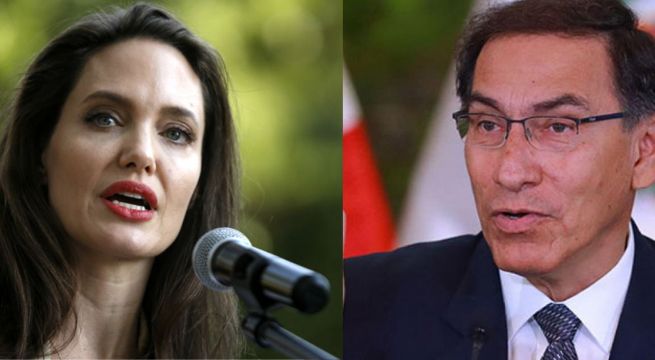 Angelina Jolie se reunió con Martín Vizcarra en Palacio de Gobierno