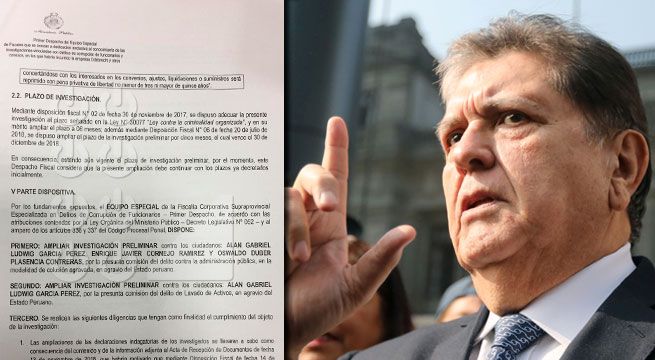Alan García: suspenden interrogatorio del expresidente aprista
