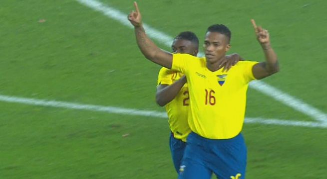 Ecuador abrió el marcador ante la Selección Peruana y silenció el estadio Nacional