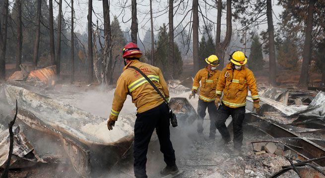 Sigue búsqueda de 993 desaparecidos tras incendio forestal más letal en California