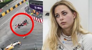 Piloto alemana sale volando con su auto en plena carrera de Fórmula 3 (Video)