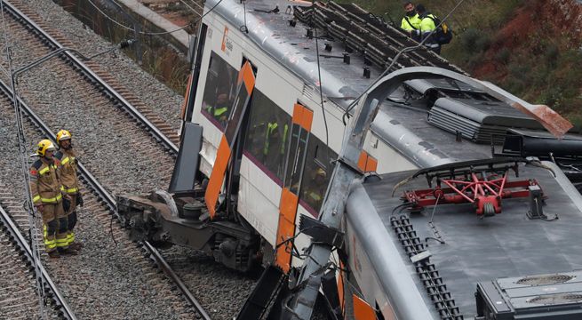 España: tren se descarrila y deja un muerto y 44 heridos