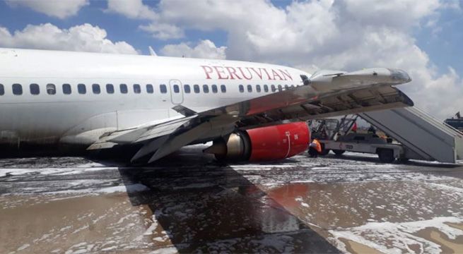 Bolivia: avión de Peruvian Airlines se accidenta al aterrizar