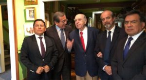 Alan García: congresistas apristas se reunieron con expresidente de Uruguay