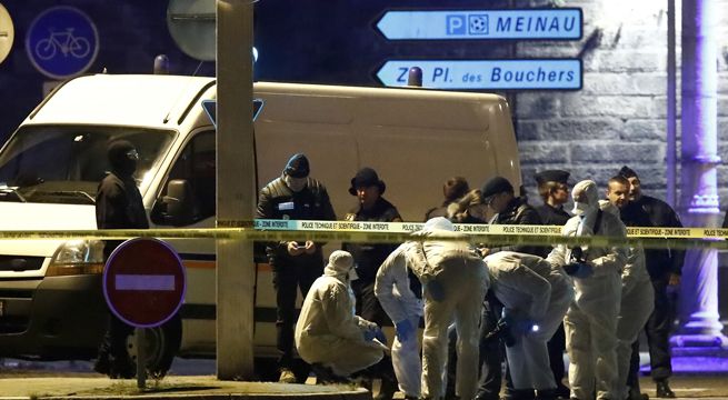 Francia: policía ultimó a sospechoso de tiroteo en mercado de Estrasburgo