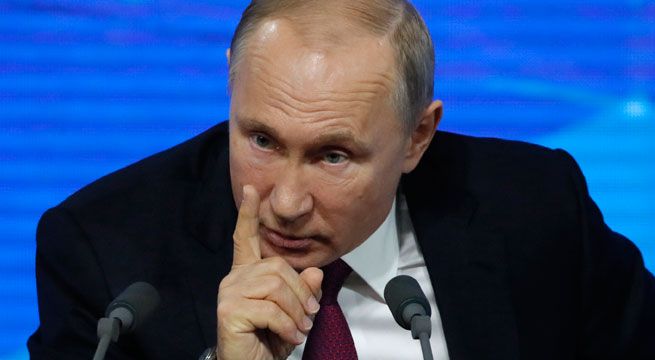 Putin acusa a EEUU de aumentar el riesgo de una guerra nuclear