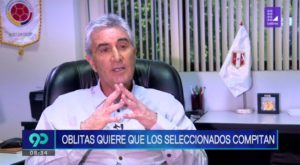 Juan Carlos Oblitas habló con Latina: «Quiero que los seleccionados compitan»