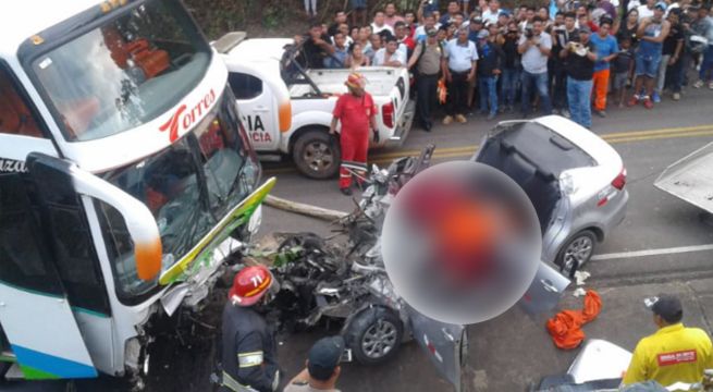 San Martín: cinco escolares mueren tras choque en carretera