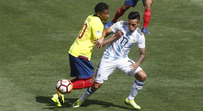 Ecuador superó a Argentina y se colocó como líder del Grupo B en el Sudamericano Sub 20
