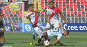 Perú cayó 0-1 ante Argentina y quedó eliminado del Sudamericano Sub 20