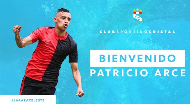 Patricio Arce firmó el contrato que lo une a Sporting Cristal