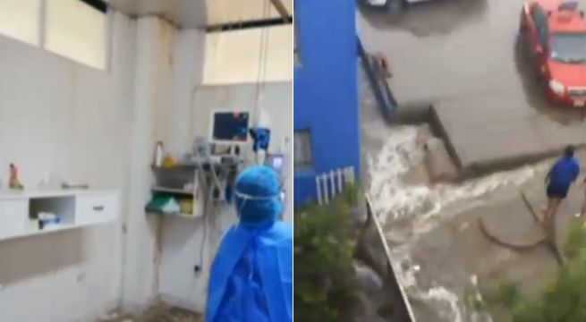 Fuertes lluvias ocasionaron colapso de pared en hospital de Tacna