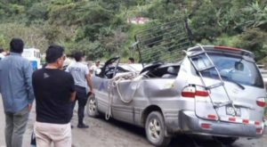 Cusco: dos muertos dejó accidente vehicular en vía alterna a Machu Picchu