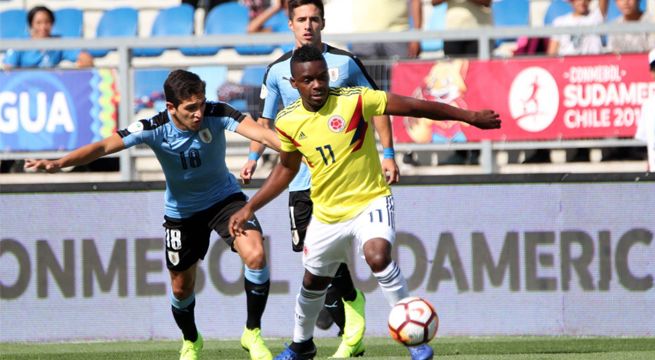 Colombia y Uruguay empataron en la última fecha del Sudamericano Sub 20