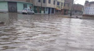 Chiclayo soportó una lluvia intensa durante esta madrugada