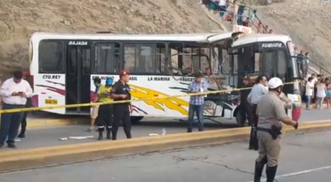 Ventanilla: niña murió tras choque de bus y camión cisterna