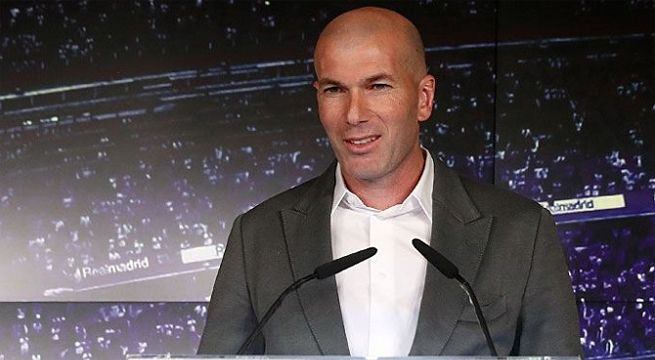 Zinedine Zidane fue presentado oficialmente como nuevo DT del Real Madrid