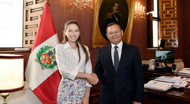 Canciller Popolizio se reunió esta mañana con la esposa de Juan Guaidó