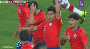 Chile anota de penal y va ganando 1-0 a Perú por el Sudamericano Sub 17 [Video]