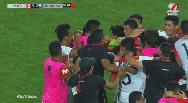 Perú derrotó a Uruguay en emocionante partido y sueña con el Mundial Sub 17
