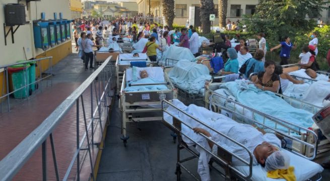 Hospital Loayza: amago de incendio causó la evacuación total del pabellón de la Unidad de Quemados