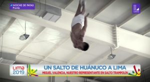 Miguel Valencia, nuestro representante en salto trampolín