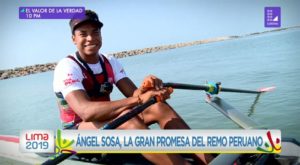 Ángel Sosa, la gran promesa del remo peruano