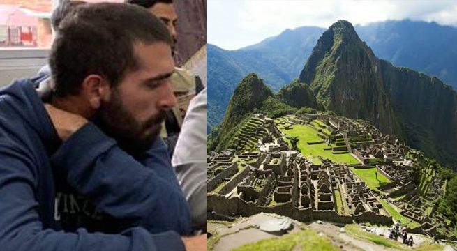 Dictan prisión suspendida a extranjero que dañó Machu Picchu