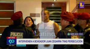 Detienen a boxeador Juan Zegarra tras persecución [VIDEO]