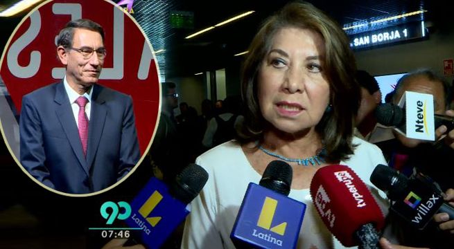 Martha Chávez hizo desplante al presidente Martín Vizcarra durante ceremonia protocolar [Video]
