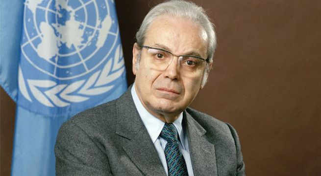 Fallece a los 100 años embajador Javier Pérez de Cuéllar