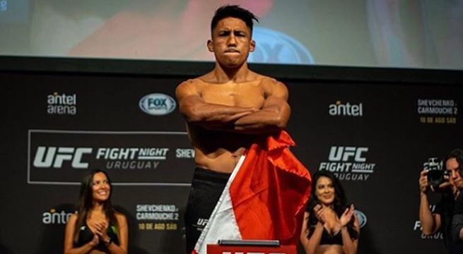 UFC: El espectacular físico que mostró Enrique Barzola para su pelea en 61 kilos