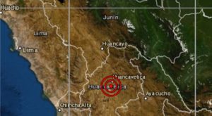 Sismo de magnitud 3.4 remeció Huancavelica este lunes, informó IGP