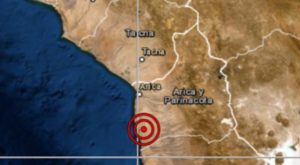 Tacna: reportan sismo de magnitud 4.9 en el sur del Perú