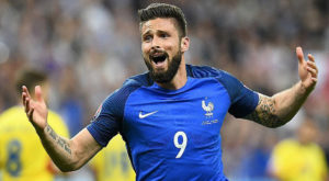 Olivier Giroud, candidato francés a ser figura en Rusia 2018