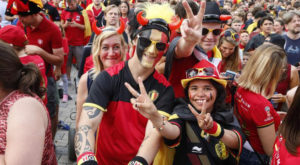 Mira las celebraciones en Bruselas tras eliminar a Brasil de Rusia 2018