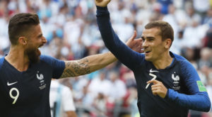 Argentina vs. Francia: Antoine Griezmann anotó de penal el primer gol del partido