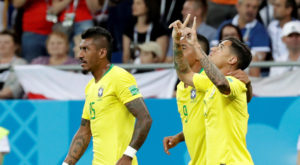 Rusia 2018: Brasil abre el marcador ante Suiza con golazo de Philippe Coutinho