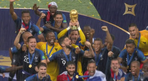 Rusia 2018: la celebración de Francia al coronarse campeona del mundo