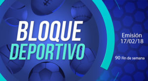 Bloque deportivo 90 Sabatino 17 de febrero del 2018