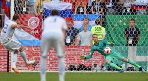 Rusia 2018: los anfitriones empatan el marcador con gol de penal  