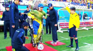 Momento mundial: El exoesqueleto en la inauguración de Brasil 2014