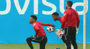 Selección peruana: entrenamiento de arqueros fue con balones mojados