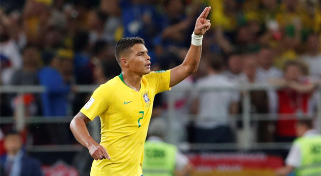 Serbia vs. Brasil: El gol de Thiago Silva que aumentó la ventaja para el Scratch