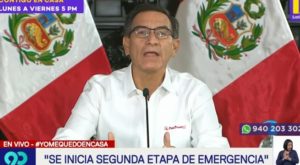 Presidente Martín Vizcarra dio conferencia en día 16 de emergencia por coronavirus