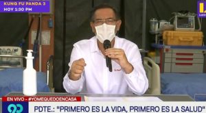 Presidente Martín Vizcarra dio conferencia en día 20 de emergencia por coronavirus