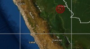 Ucayali: sismo de magnitud 4.6 se produjo cerca de Pucallpa